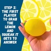 image:imageEasy Peasy Lemon Squeaky Game  Ideal Family Board Game for Kids and Adults Unique Mix of Trivia Mental and Physical Challenges Suitable for Ages 12  4 Players