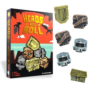 image:imageHeads Will Roll  Metal Skull Toss Dexterity Party Game for Adults amp Families  FastPaced Skill Game for 2 Players Ages 8 515 Min Gameplay